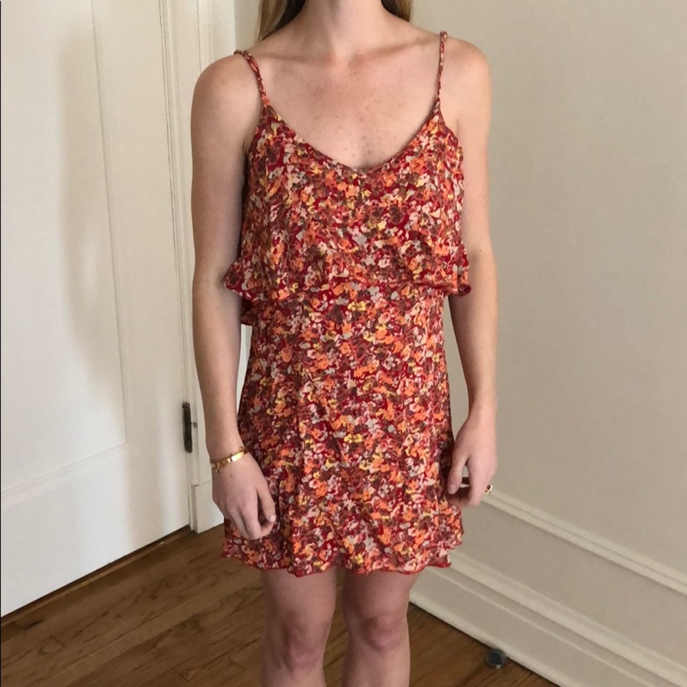 Blue Moon floral mini dress